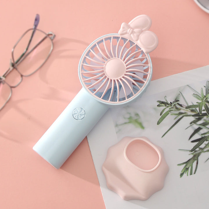 Women portable hand fan in cute design Bowlift