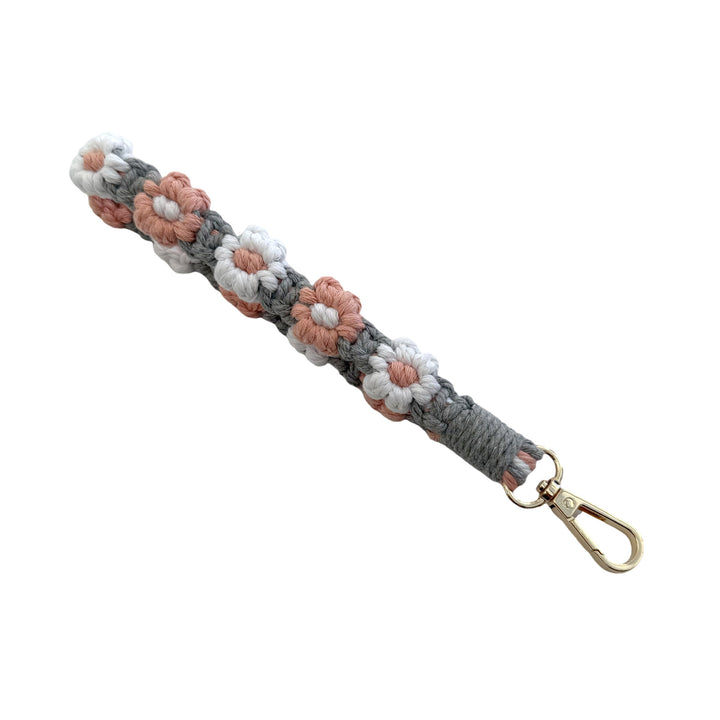 Floral Macrame Keychain Strap Bowlift 1788942629