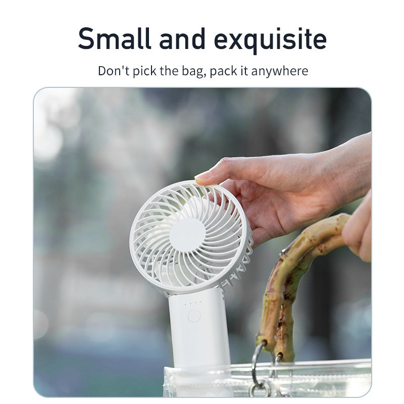 Women portable battery fan with multifunction display Bowlift
