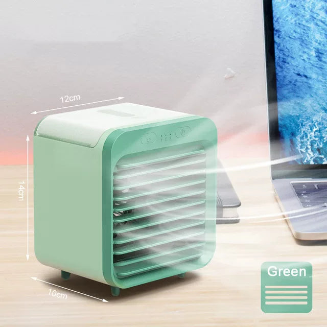 Unisex One Size ultra-compact personal microclimate cooler cube for the desk with refillable water tank adjustable air guide vanes whisper-quiet USB-powered fan Bowlift