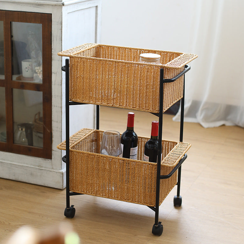 Unisex Rectangular Storage Basket made of high-quality wicker Bowlift
