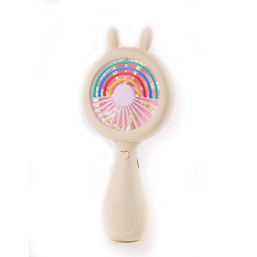 Unisex Portable Mini Fan in Cute Bunny Design Bowlift