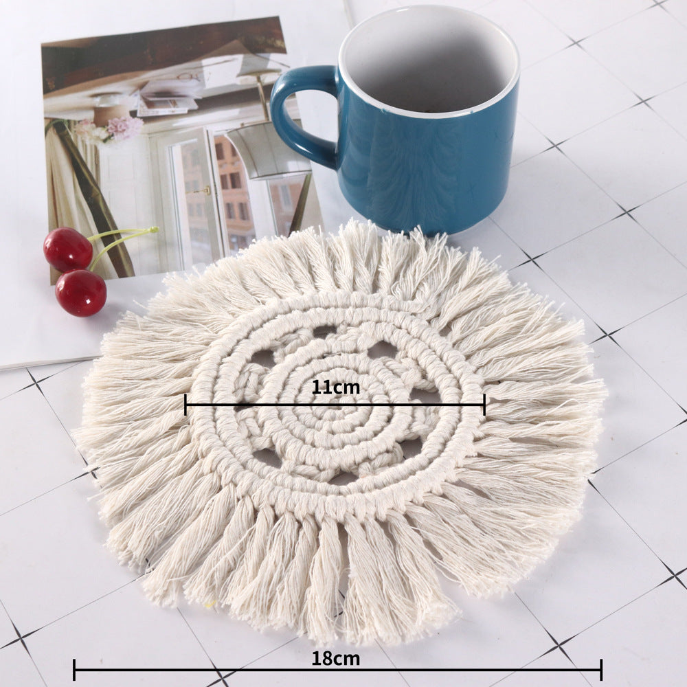 Crochet Fringe Coaster
