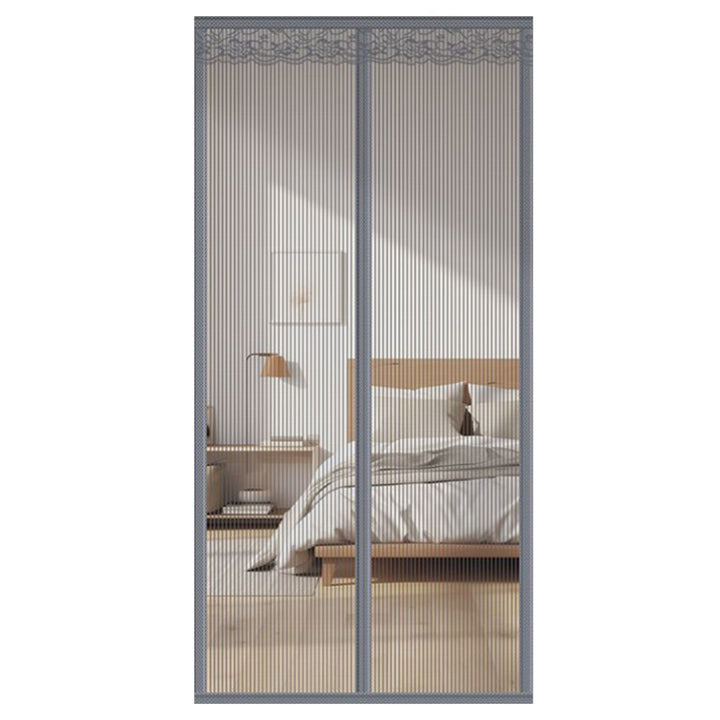 Women Striped Fly Screen Curtain Bowlift