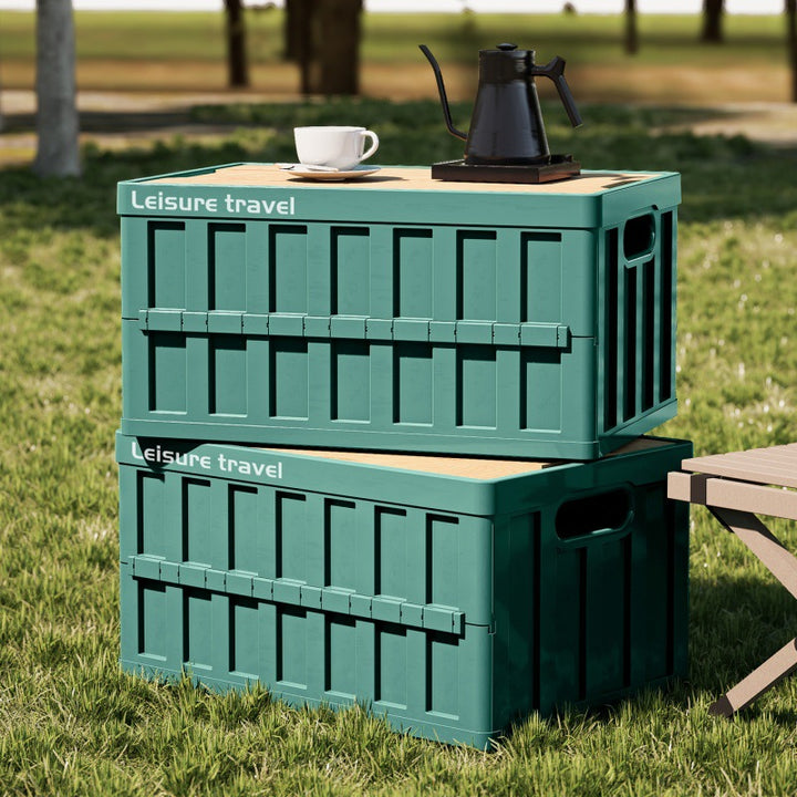 Unisex practical storage box with wooden lid Bowlift