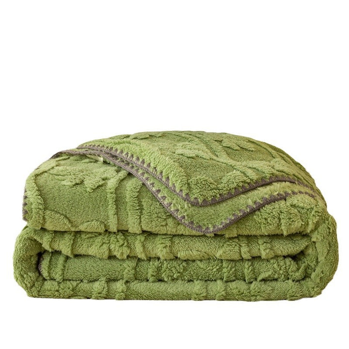 Ladies Cozy and Soft Blanket with Floral Pattern Bowlift