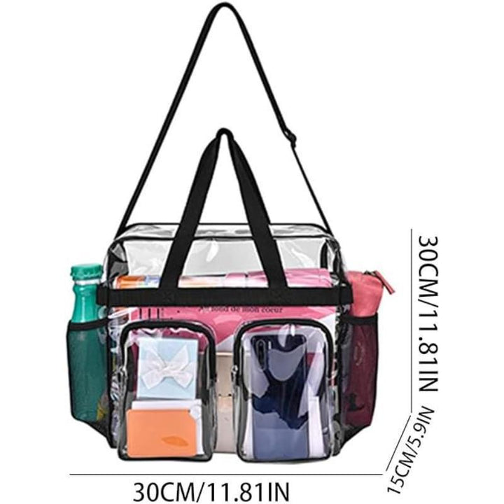 Transparent organizer bag with practical compartments Bowlift