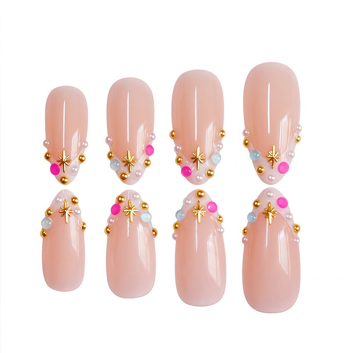 Decorative Adorned Nail Tips Bowlift