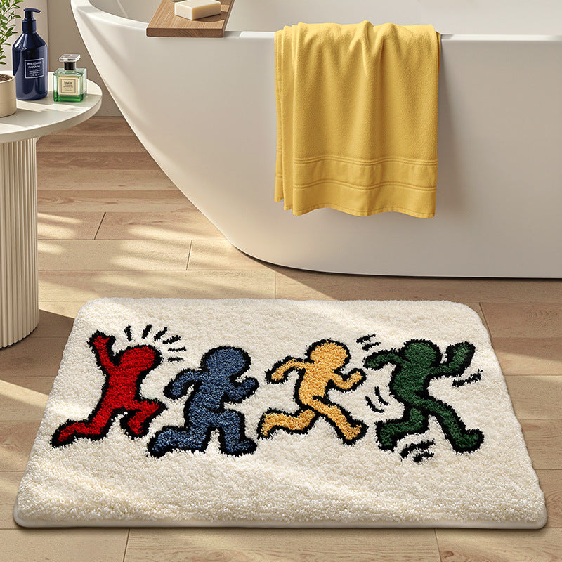 Cartoon Character Bath Mat Bowlift