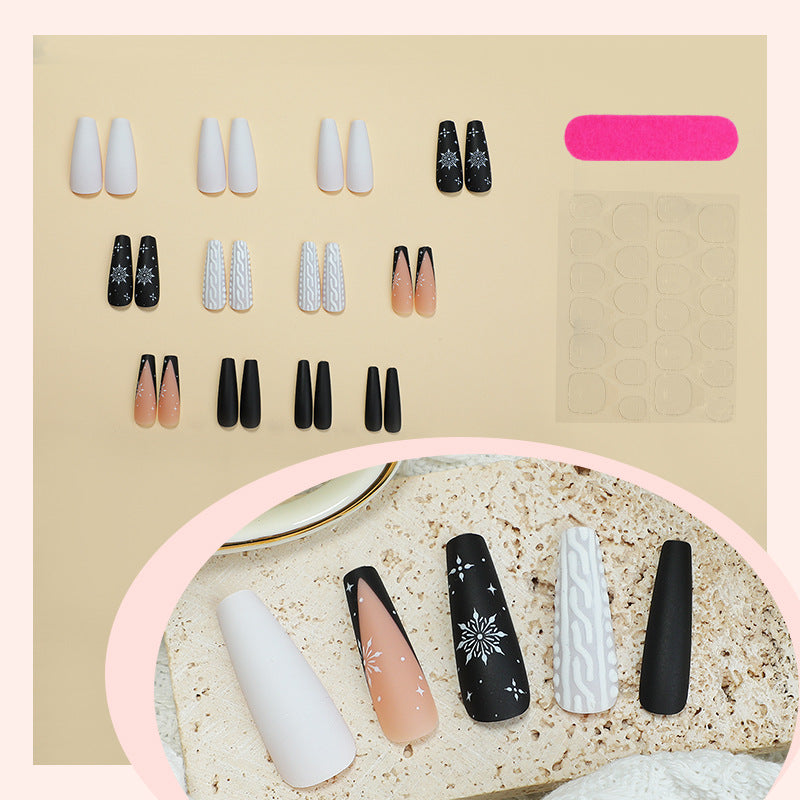 Artistic Press-On Nail Design Set Bowlift