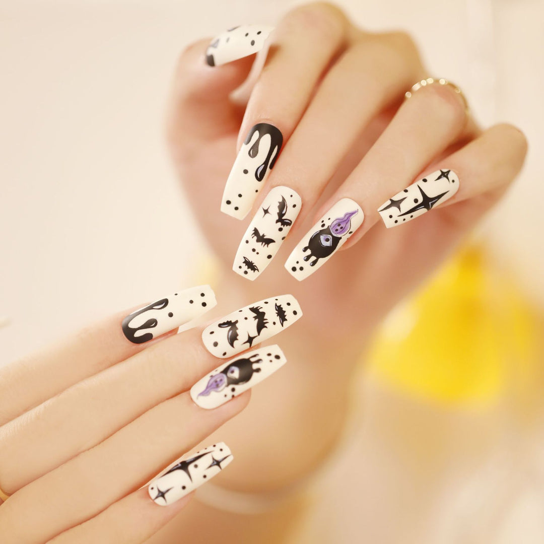Artistic Nail Art with Creepy Designs Bowlift