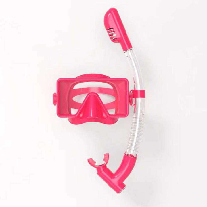 High-quality diving mask with wide field of vision and flexible snorkel Bowlift