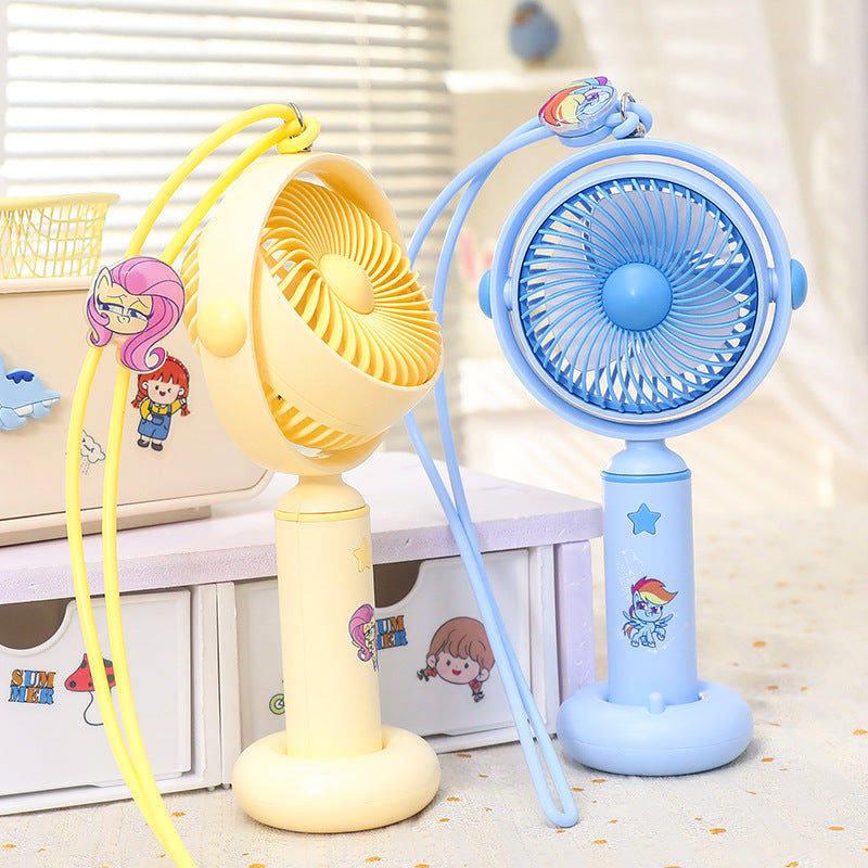 Unisex Portable Hand Fan with Flexible Neck Bowlift