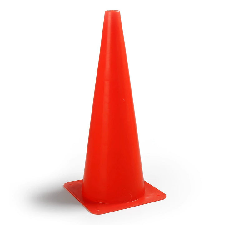 Flexible PVC Traffic Safety Cone with Heavy-Duty Square Base and Stackable Design Bowlift