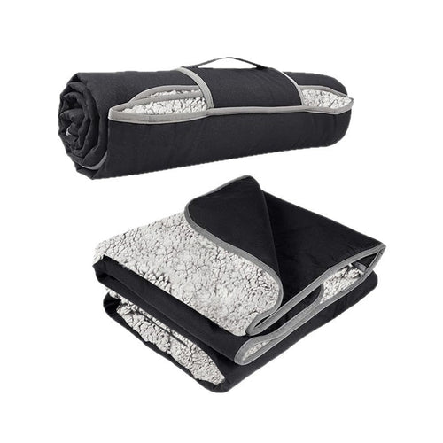 Cozy Fleece-Lined Picnic Blanket Bowlift