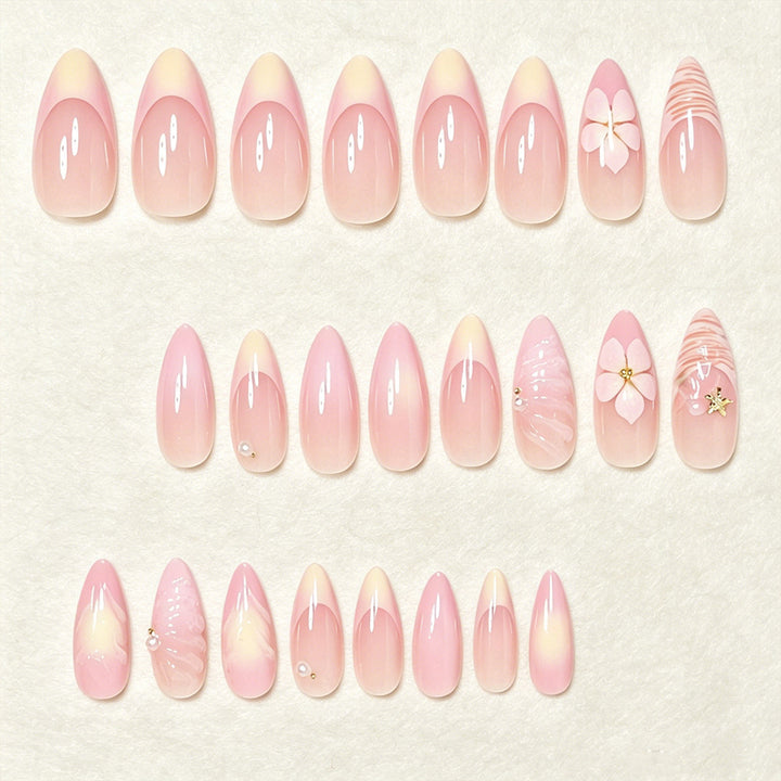 Decorative Press-On Nail Art Set Bowlift