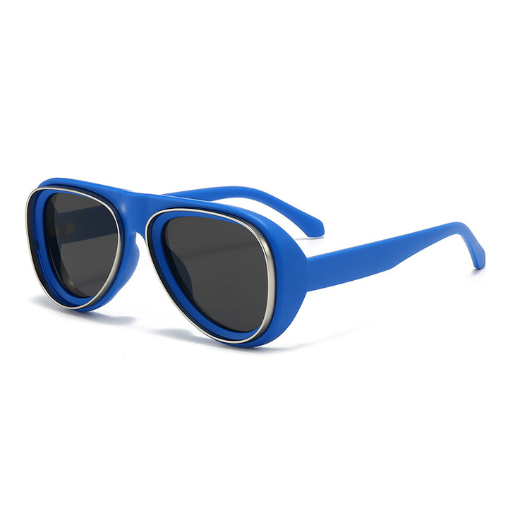 Women's fashionable retro sunglasses with wide frame Bowlift