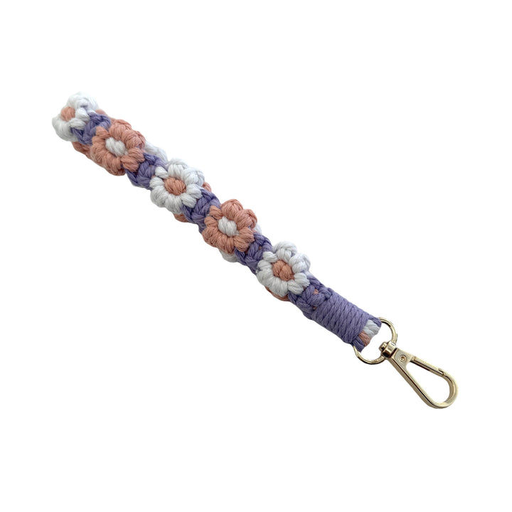 Floral Macrame Keychain Strap Bowlift 1788942629