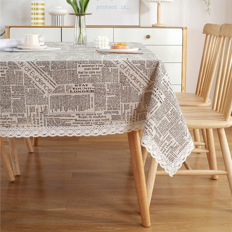 Lace Printed Tablecloth