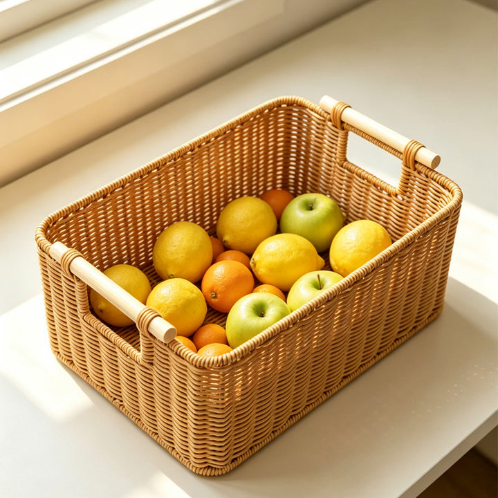 Versatile Woven Storage Baskets Bowlift