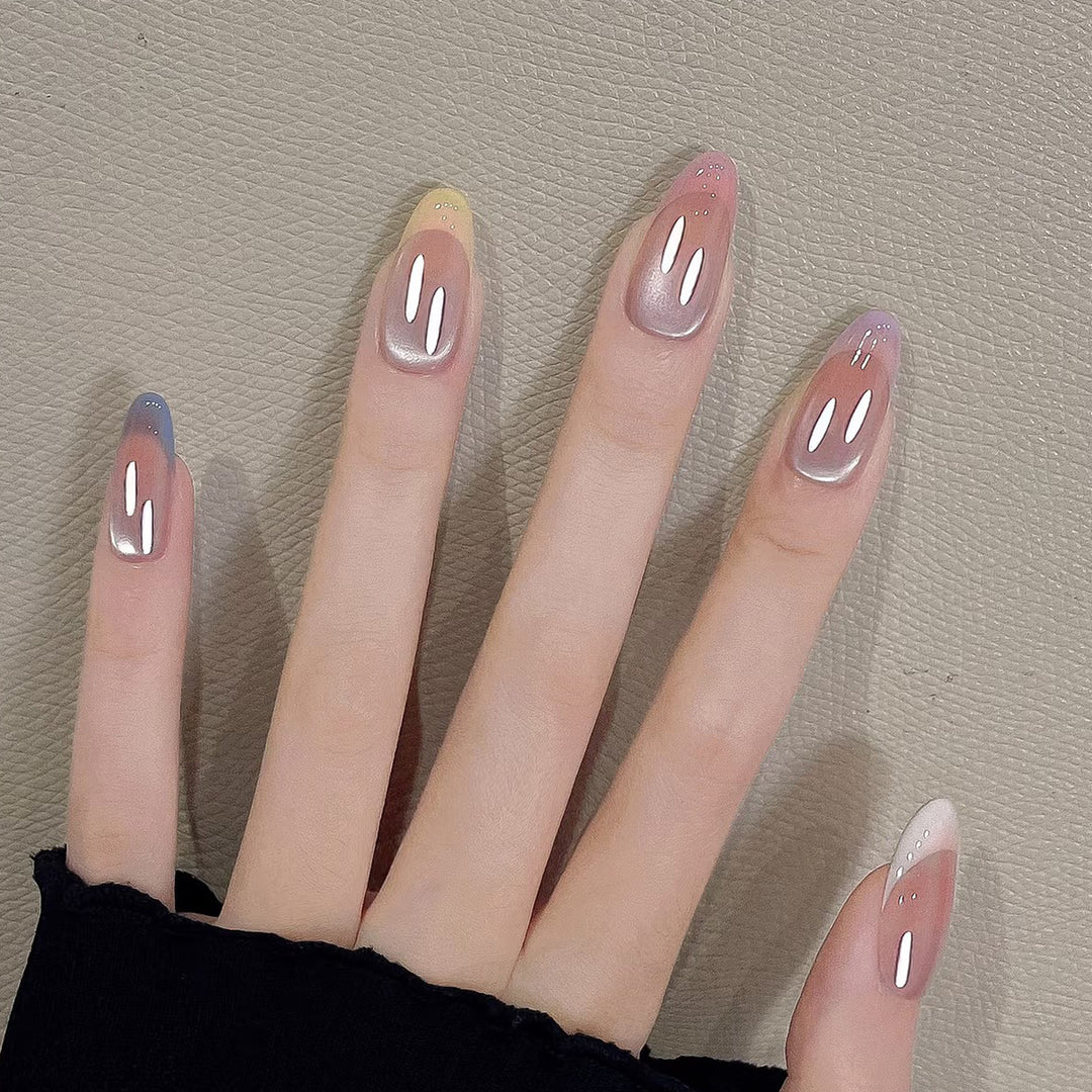 Trendy Ombre Press-On Nail Set Bowlift