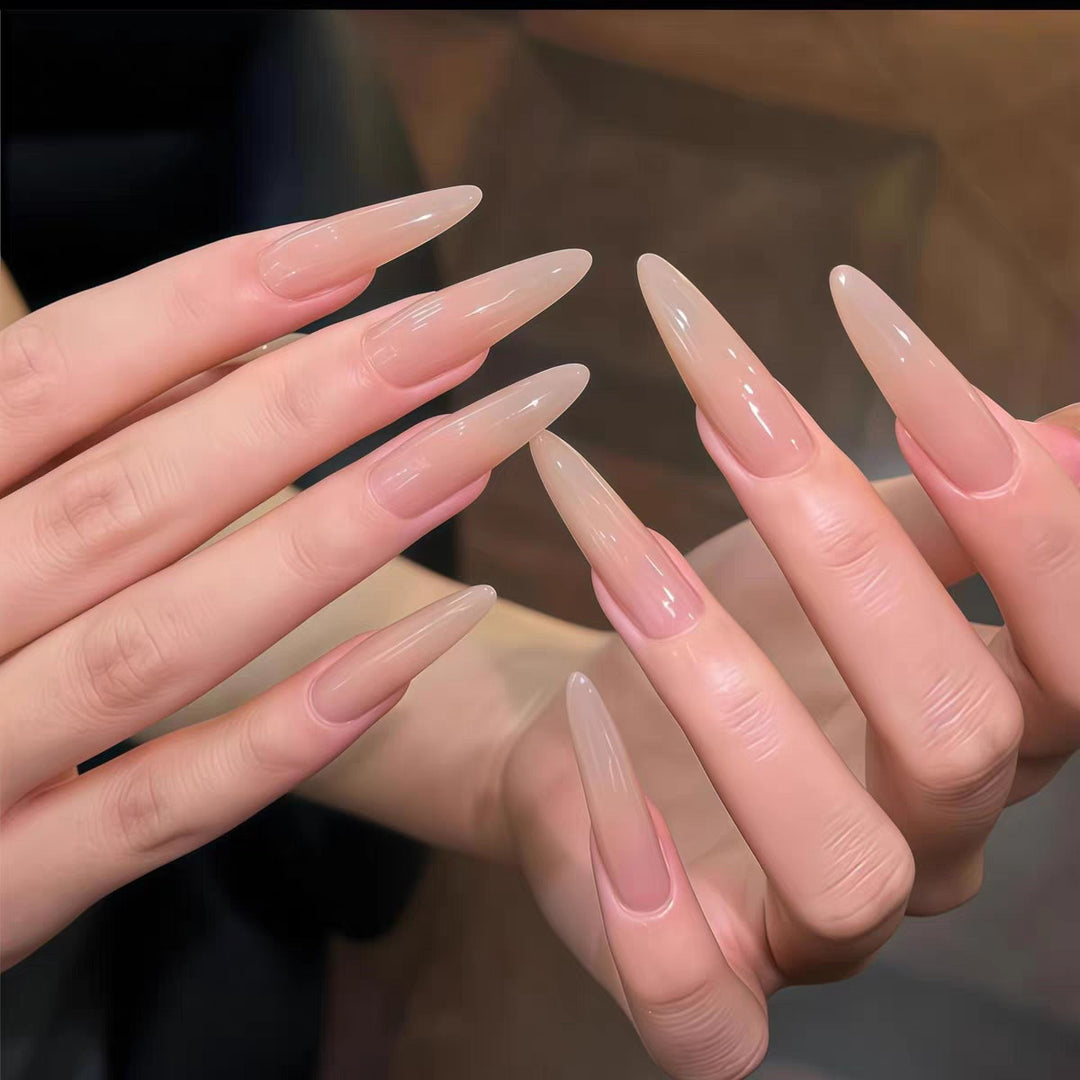 Elegant Stiletto Press-On Nail Tips Bowlift