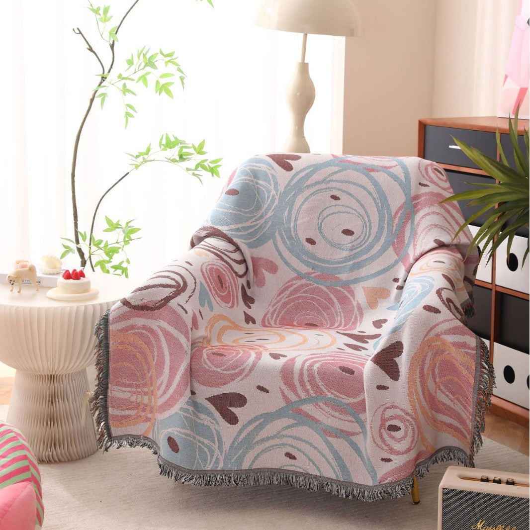 Decorative Floral Throw Blanket