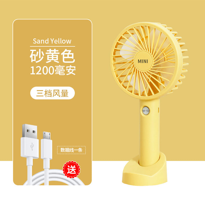 Ladies Portable Mini Fan with USB Connection and Variable Speed Control Bowlift