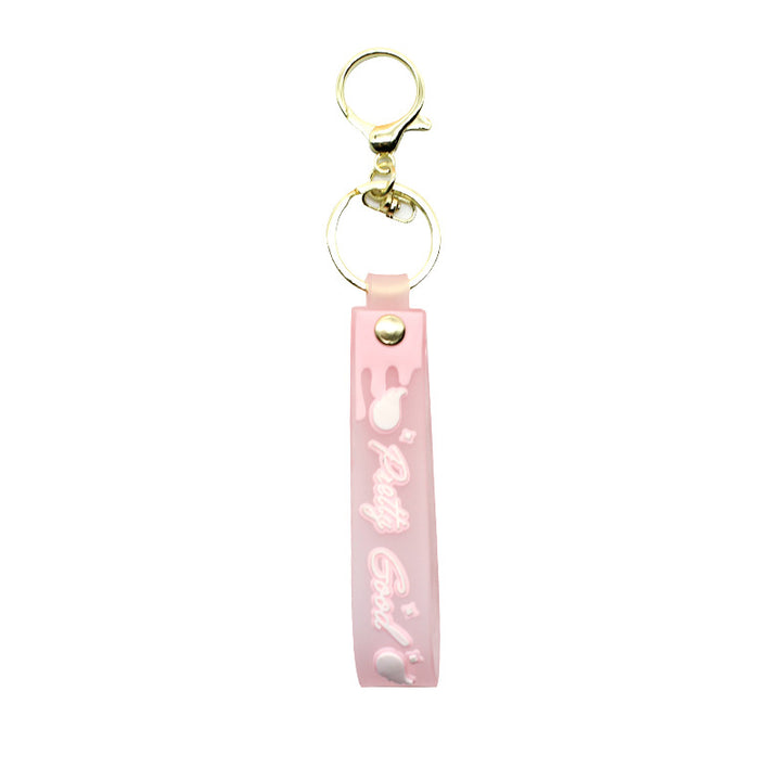 Unisex keychain made of high-quality silicone with playful design Bowlift