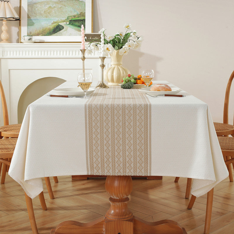 Decorative Woven Tablecloth