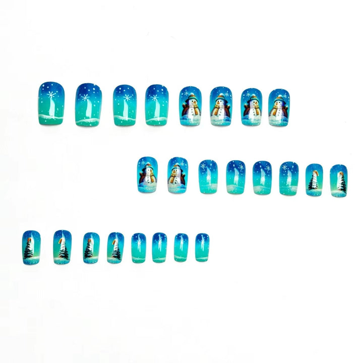 Winter Wonderland Themed Nail Art Bowlift
