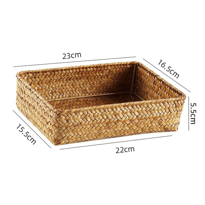 Natural Woven Storage Basket Bowlift