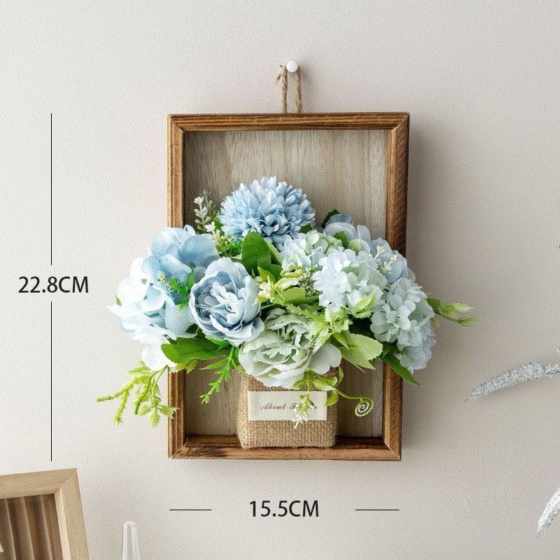 Decorative Wall-Mounted Floral Arrangement
