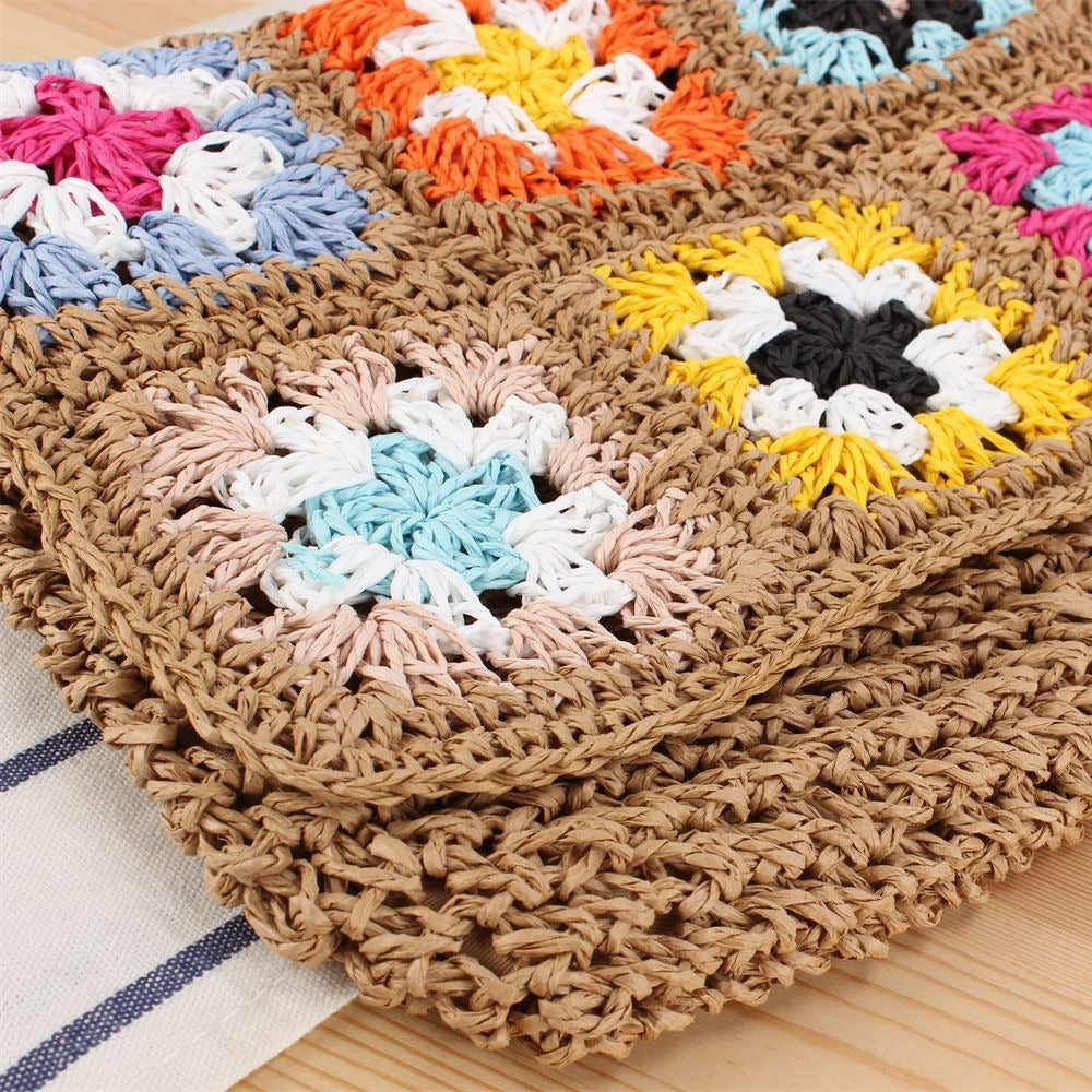 Handmade Shoulder Bag in Modern Patchwork Design Bowlift
