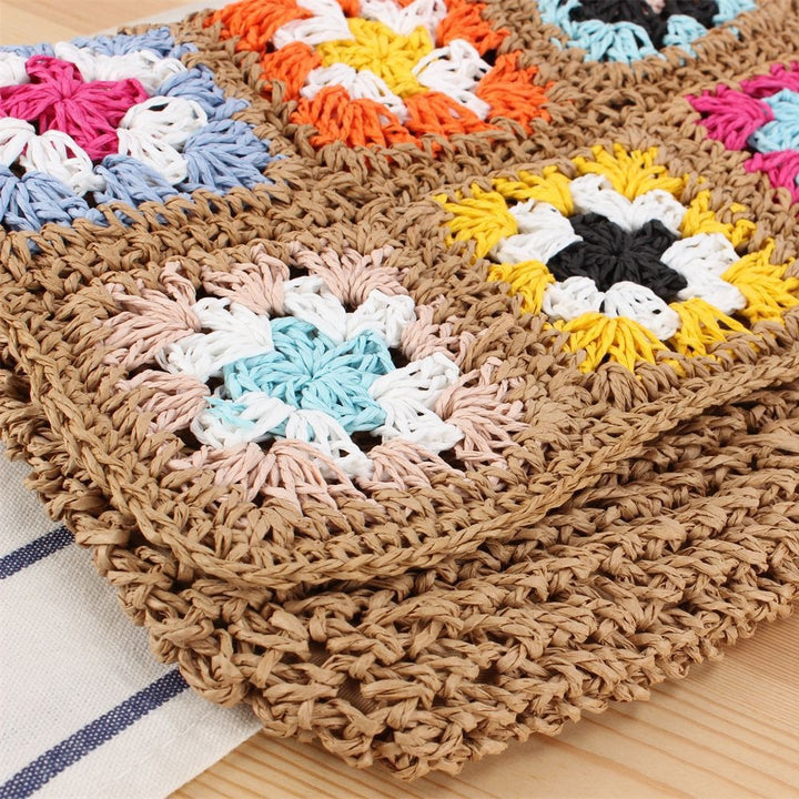Handmade Shoulder Bag in Modern Patchwork Design Bowlift