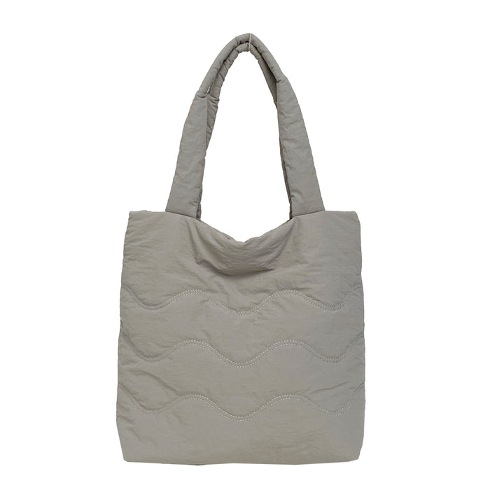 Padded shoulder bag with wave design Bowlift