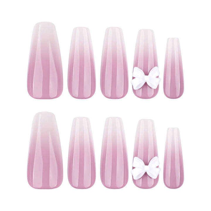 Artful acrylic nails with elegant butterfly design Bowlift