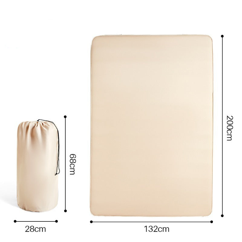 thick inflatable camping mattress with integrated pillow and puncture-resistant TPU shell Bowlift