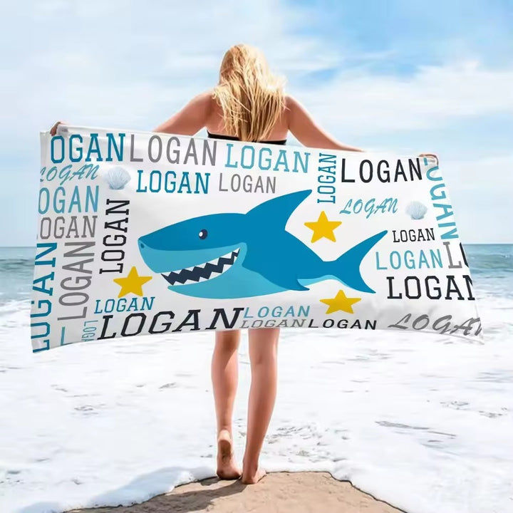 Beach towel with unique graphic pattern Bowlift