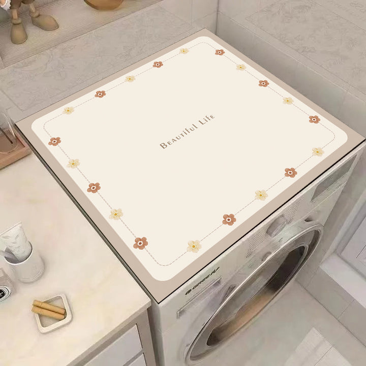 Decorative Laundry Top Mat Bowlift
