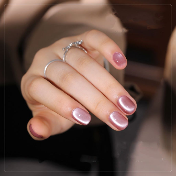 Artificial nails with modern night motif Bowlift