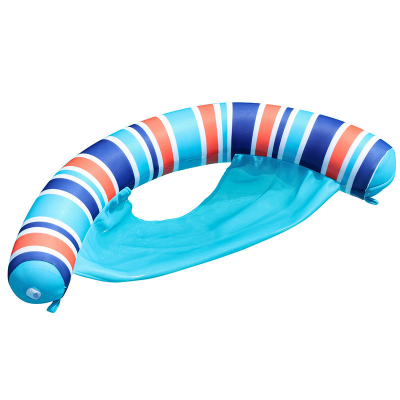 Women's Inflatable Swimming Lounge with Net Support Bowlift