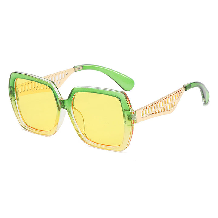 Women's Luxury Sunglasses with Fashionable Structured Frame Bowlift