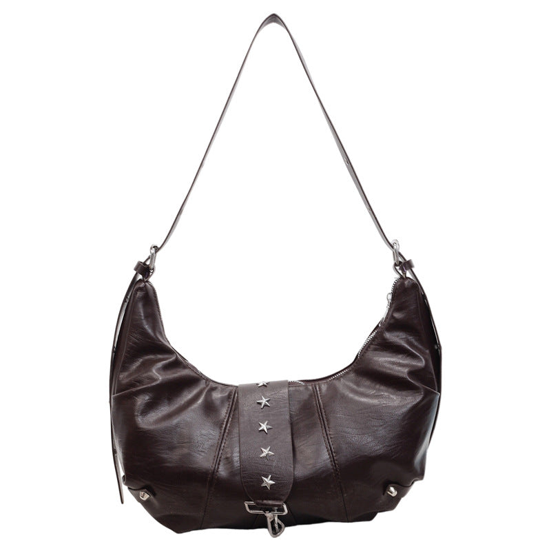 WoChic Leather Hobo Bag Bowlift