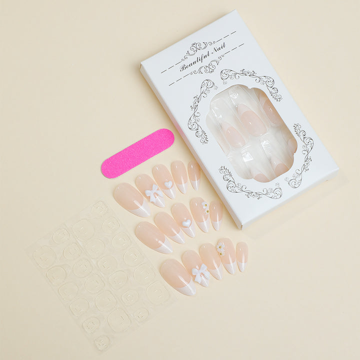 Elegant Nail Art Press-On Nails Bowlift