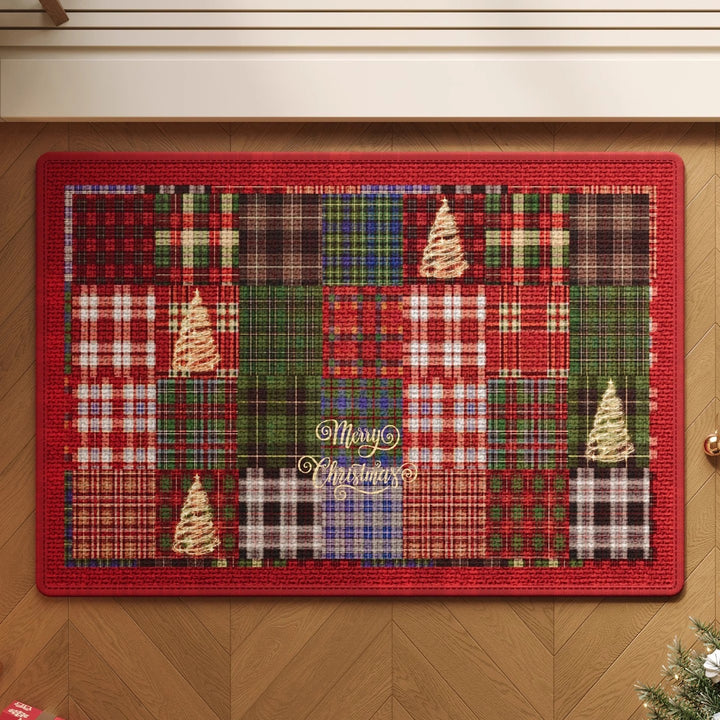 Festive Gingerbread Holiday Doormat Bowlift