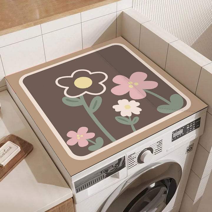 Decorative Washing Machine Mat Bowlift