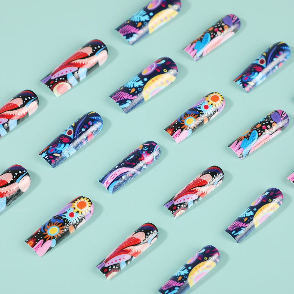Creative Art Nails in Artistic Floral Design Bowlift