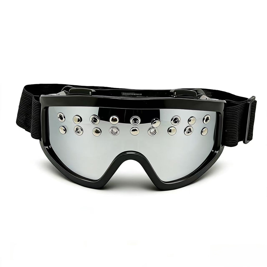 Women's Sporty Ski Goggles with Reflective Lens Bowlift