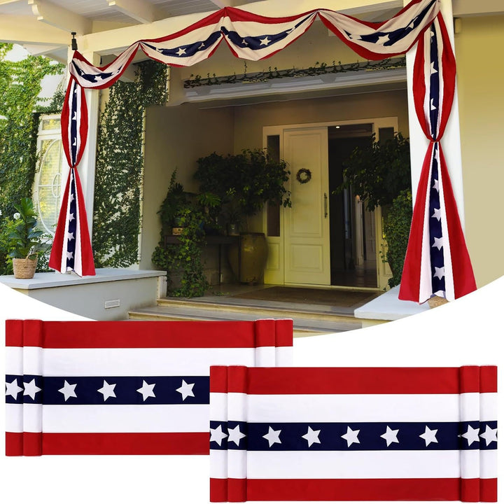 Unisex nan large outdoor banner garland with star pattern and universal hanging loops Bowlift
